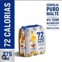 Cerveja Amstel Ultra Long Neck 275ml (Pack com 12)